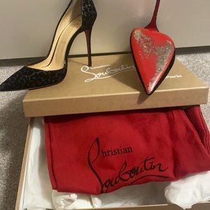 Authentic heels worn twice